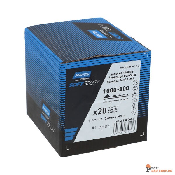 nortonschleifmittel/NORTON_schleifmittel_63642550603 Abrasives Sponges _ Norton-1 Side Bulk-140x115x6_165024